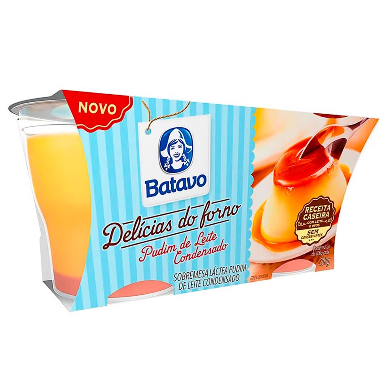 Sobremesa Pudim de Leite Batavo Delícias do Forno 200g