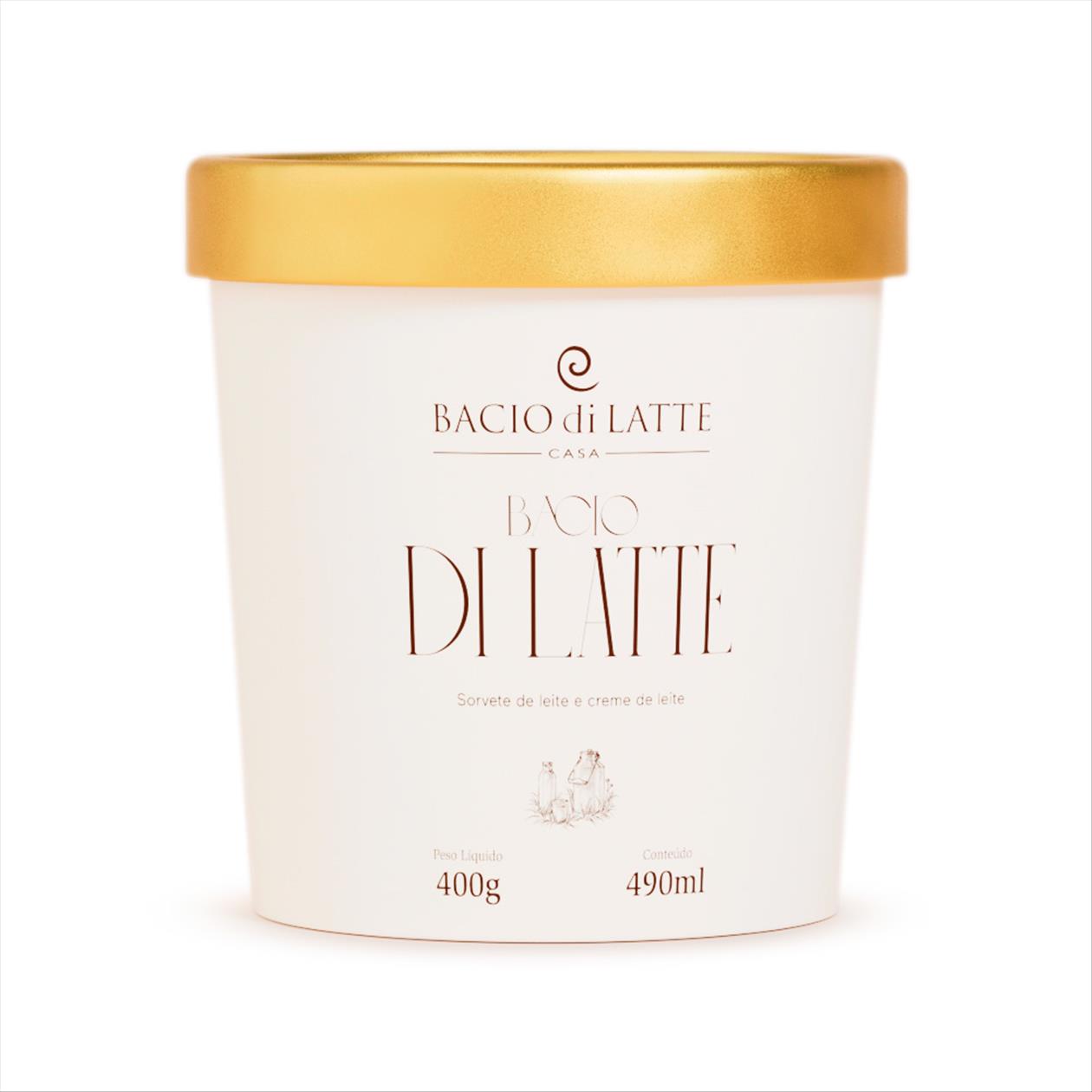 Sorvete Bacio Di Latte Tradicional 490ml
