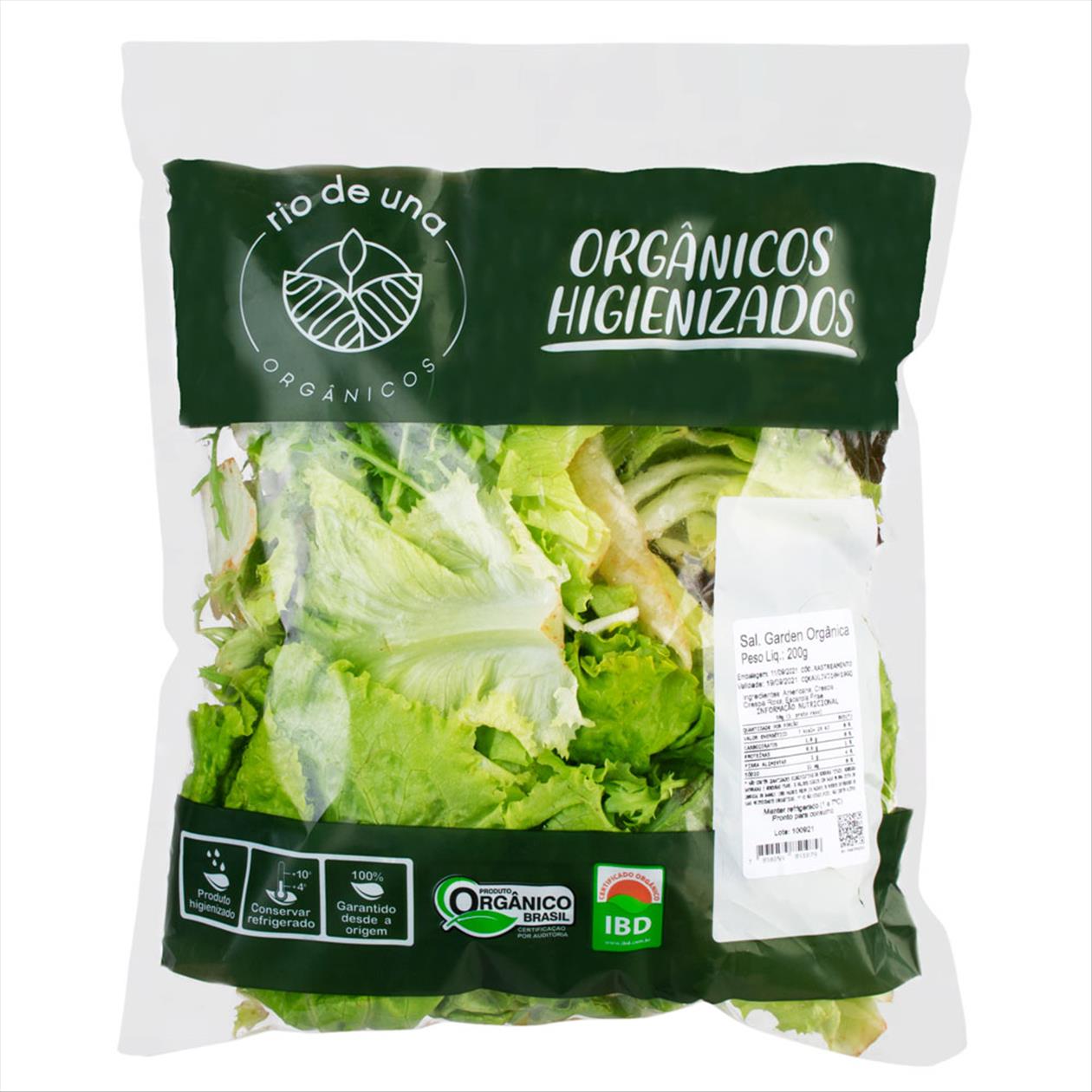Salada Garden Orgânica 200g
