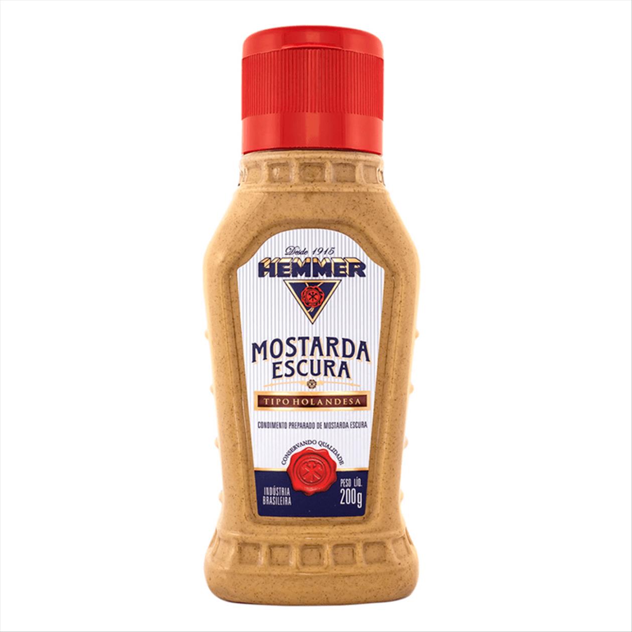 Mostarda Escura Tipo Holandesa Hemmer 200g