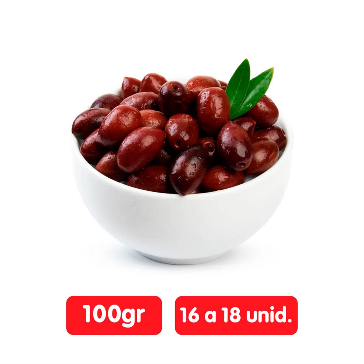 Azeitona Chilena Com Caroço Kalamata 100g