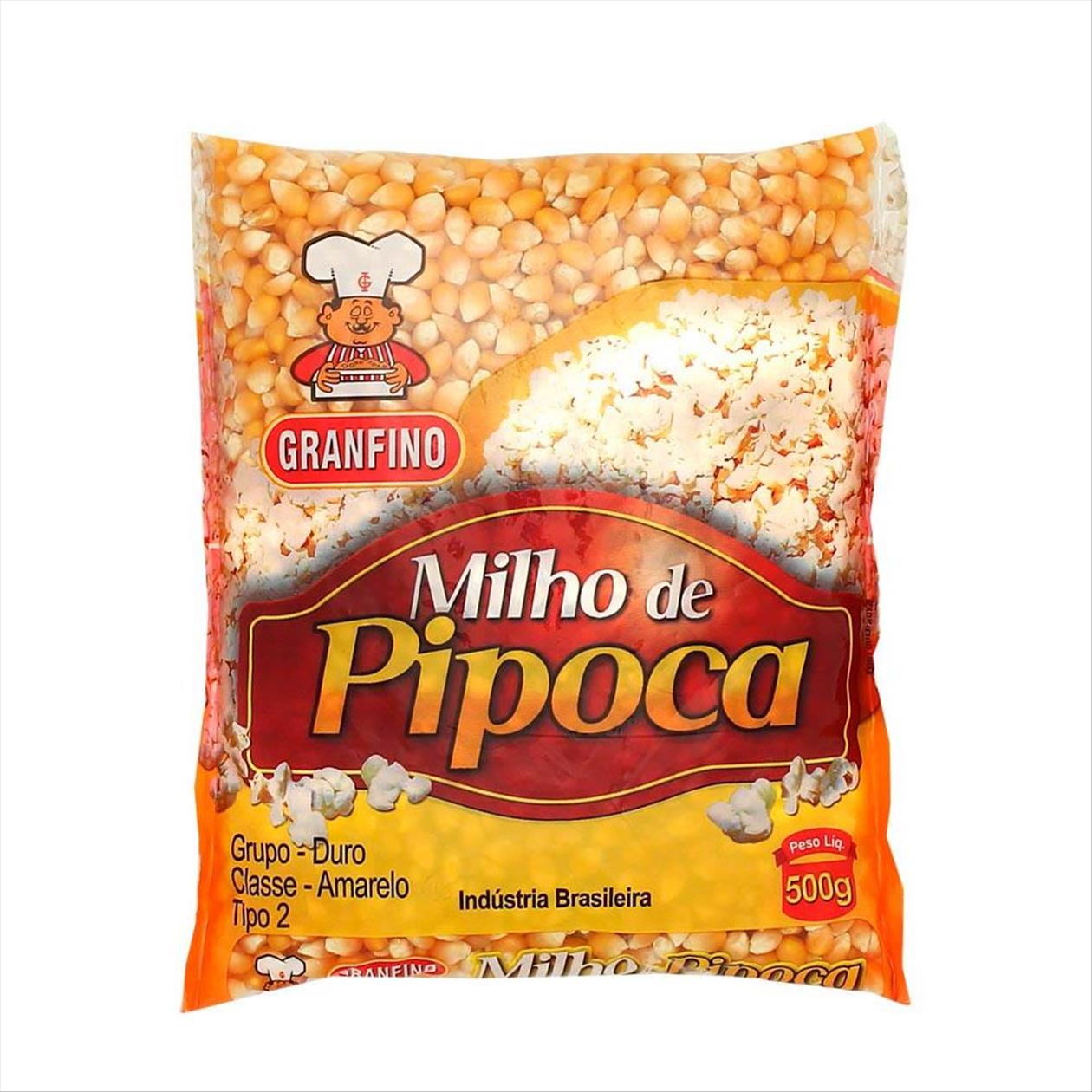 Milho Para Pipoca Granfino 500g