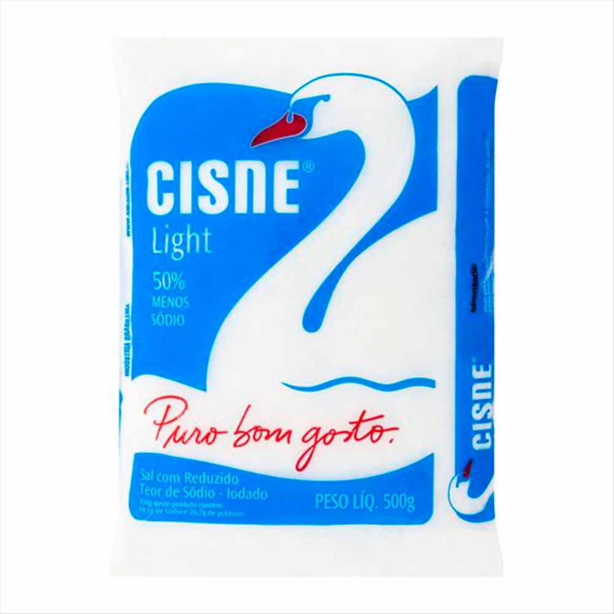 Sal Refinado Iodado Light Cisne 500g