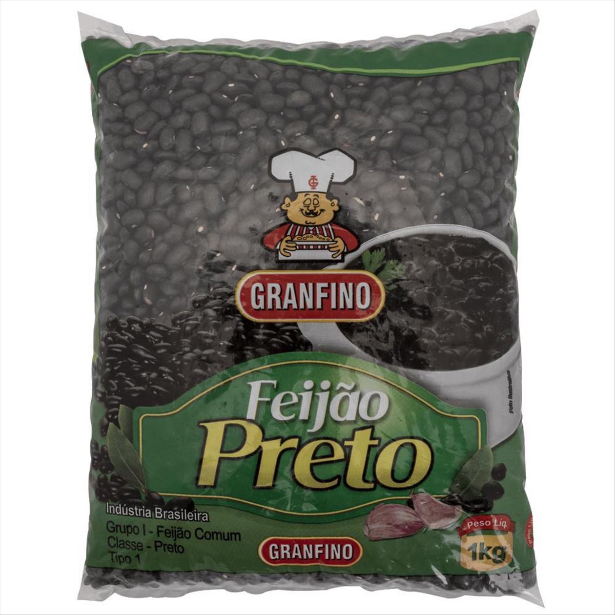 Feijão Preto Granfino 1kg