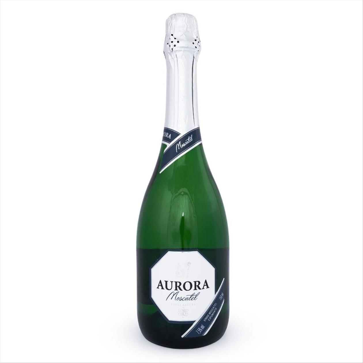 Espumante Branco Brut Brasileiro Aurora Moscatel Garrafa 750mL