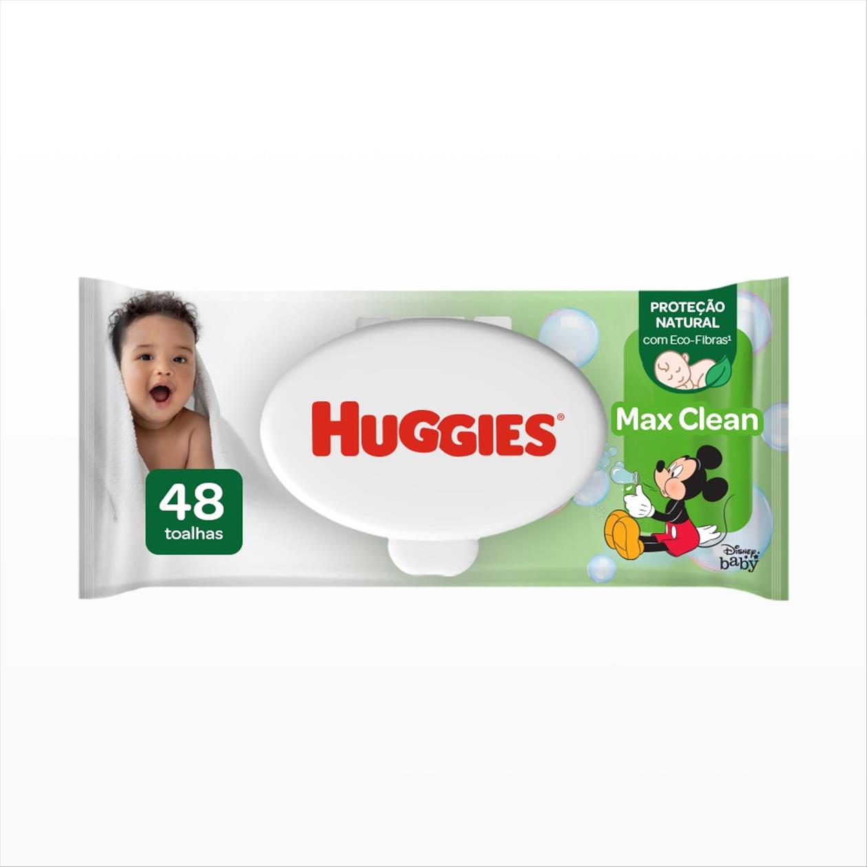 Lenços Huggies Higiene Superior Limpam 2x Mais 48 Un