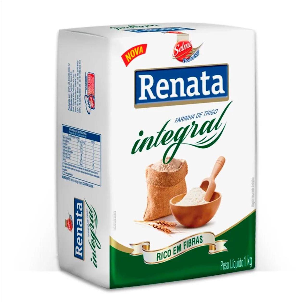 Farinha De Trigo Integral Renata 1kg