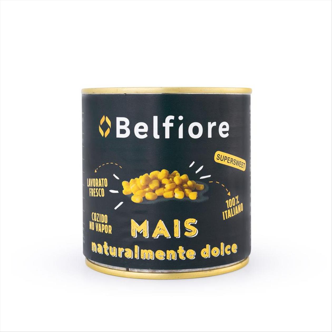 Milho Verde Em Conserva Italiano Belfiore Lata 285g
