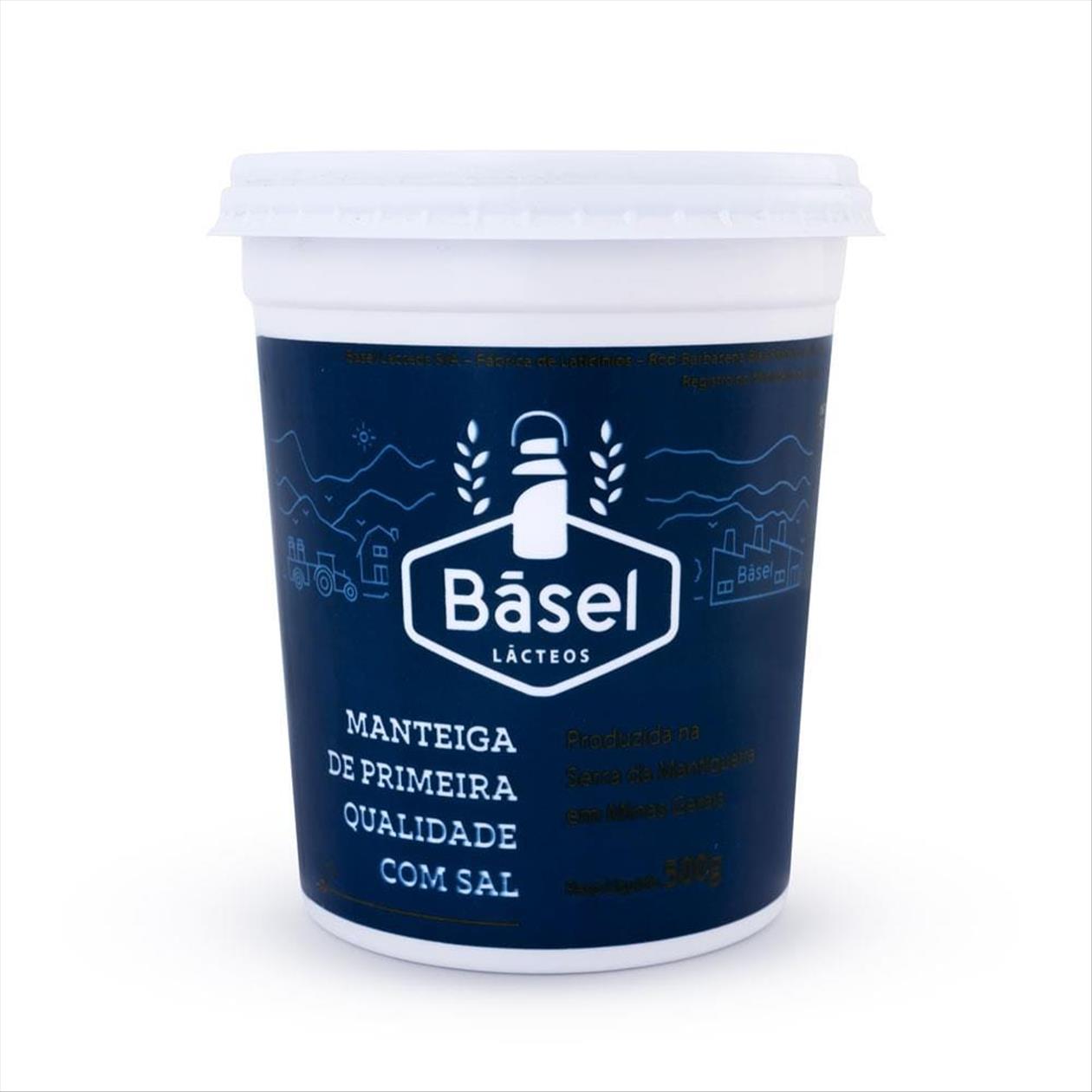 Manteiga Básel Com Sal Pote 500g