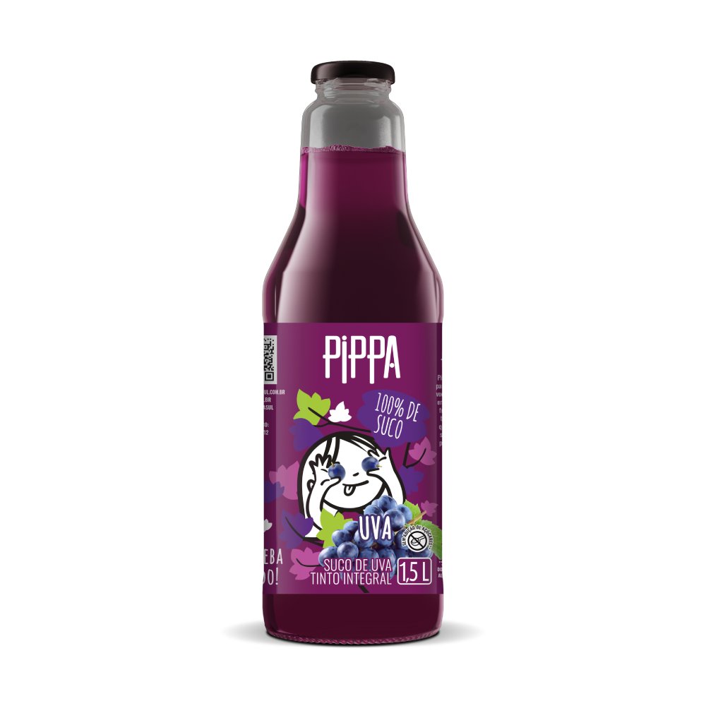 Suco Integral Pippa Uva 1,5L