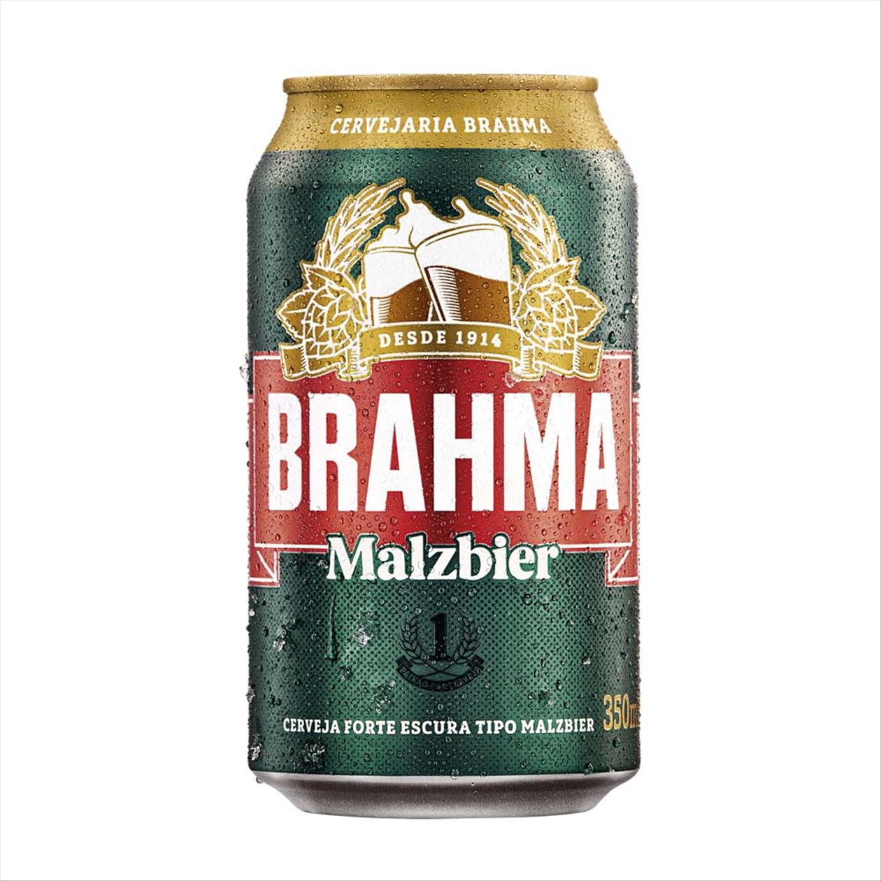 Cerveja Brahma Malzbier Lata 350ml