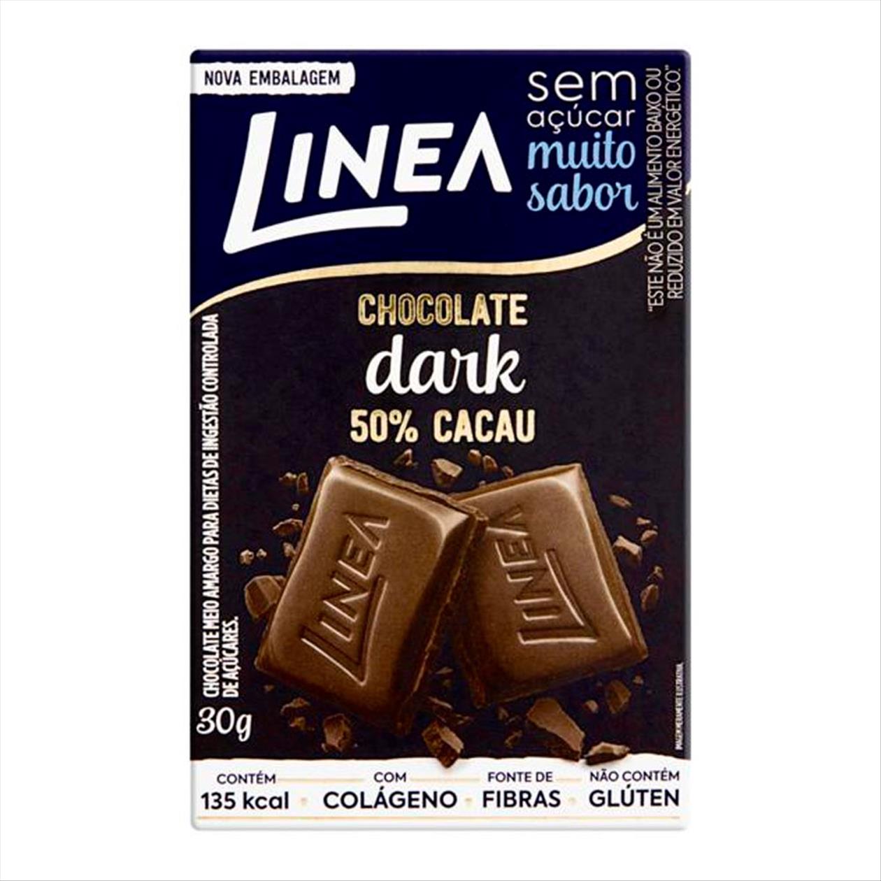 Chocolate Dark Linea Zero Açúcar 50% Cacau 30g