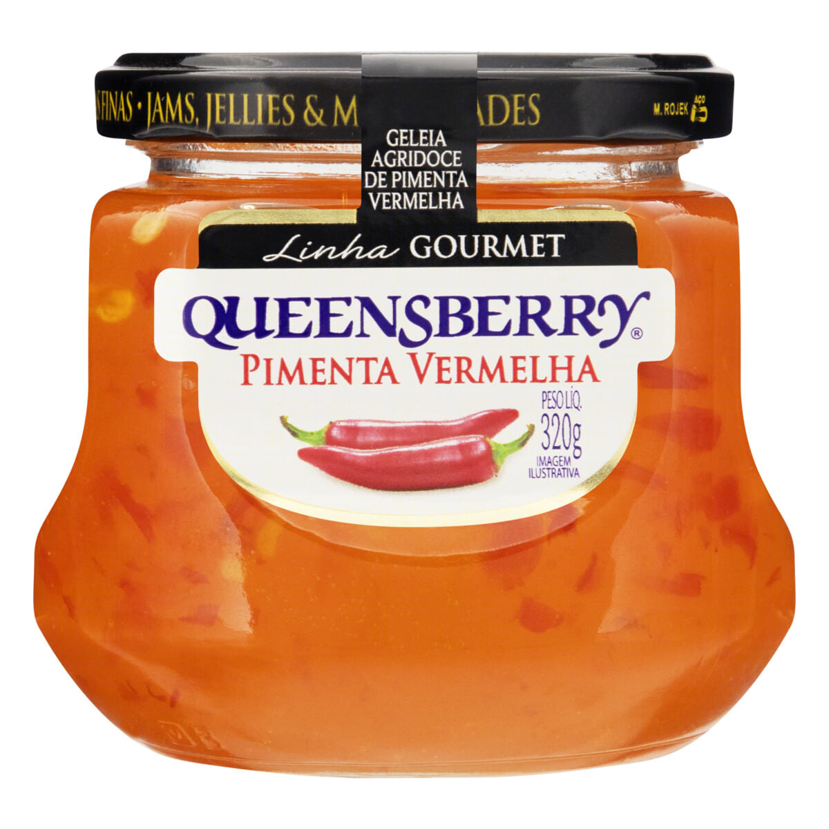 Geleia Queensberry Gourmet Pimenta Vermelha Vidro  320 g
