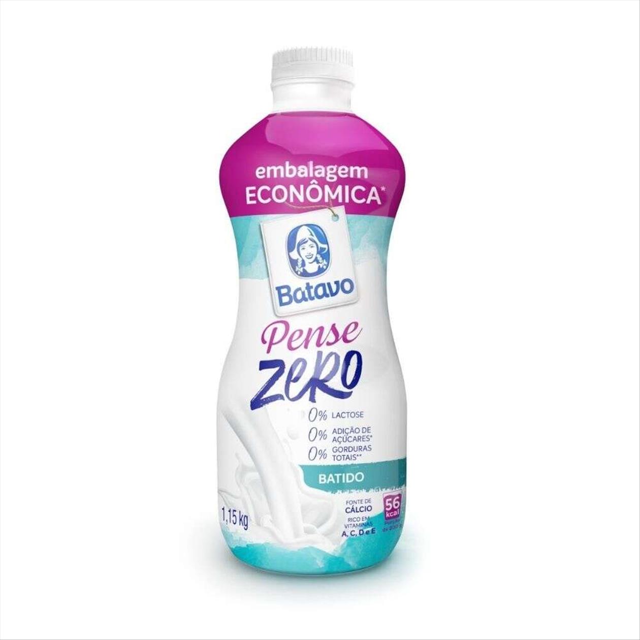 Iogurte Pense Zero Batavo Batido 1,15g