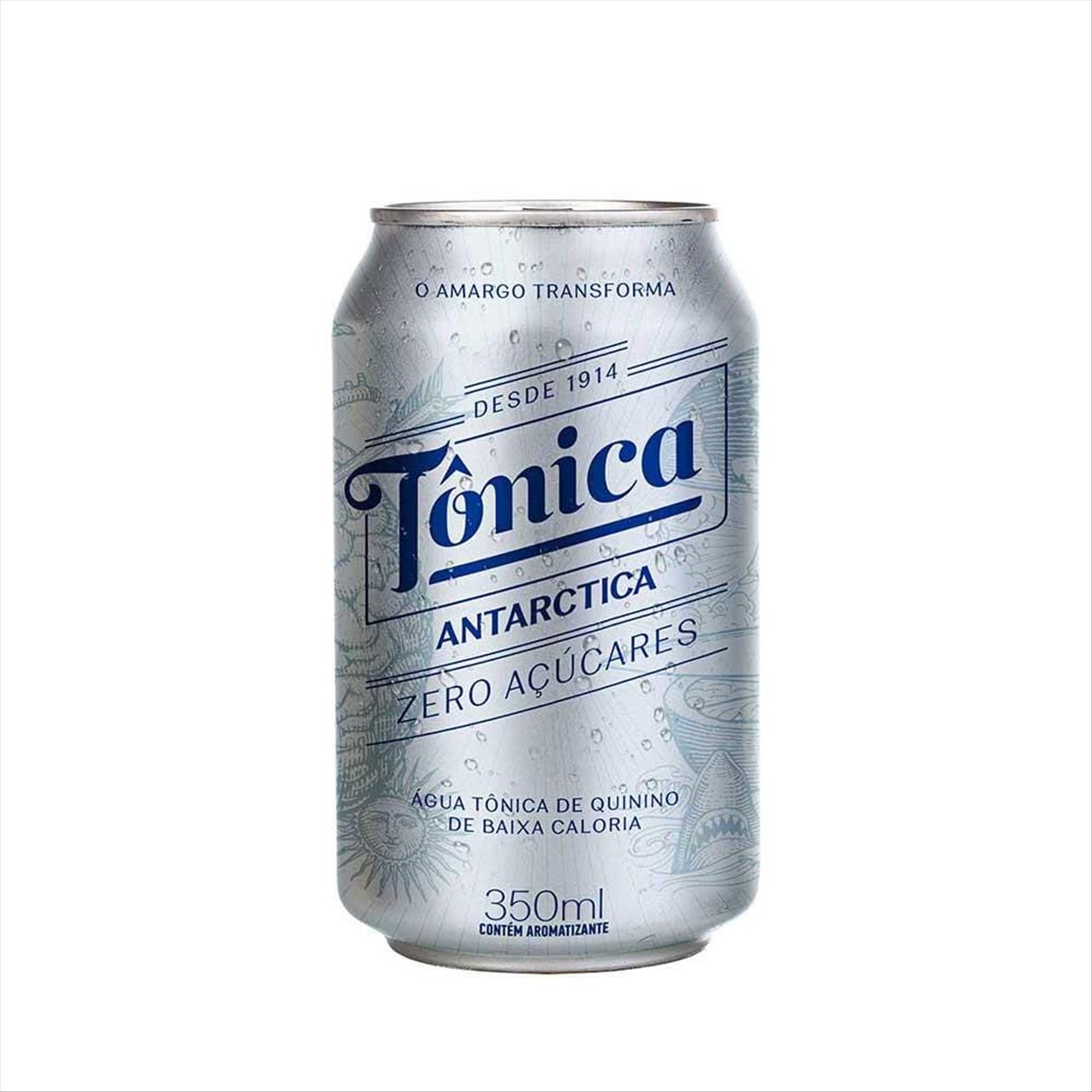 Água Tônica Zero Açúcar Antarctica Lata 350ml