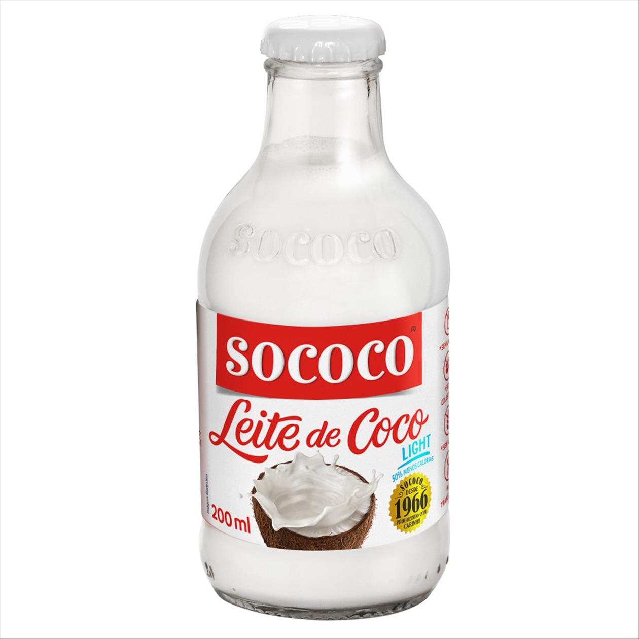 Leite de Coco Light Sococo 200ml