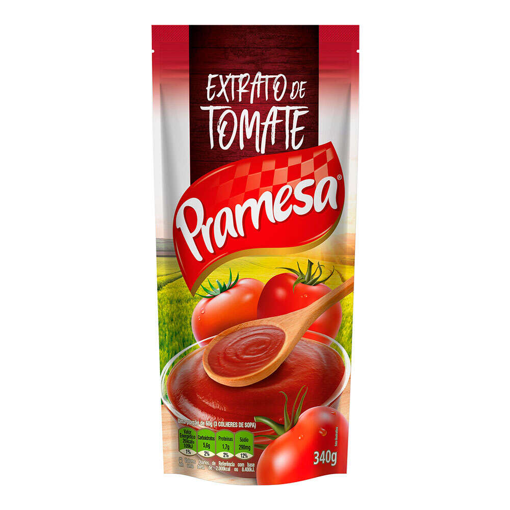 Extrato de Tomate Pramesa Sachê 340g