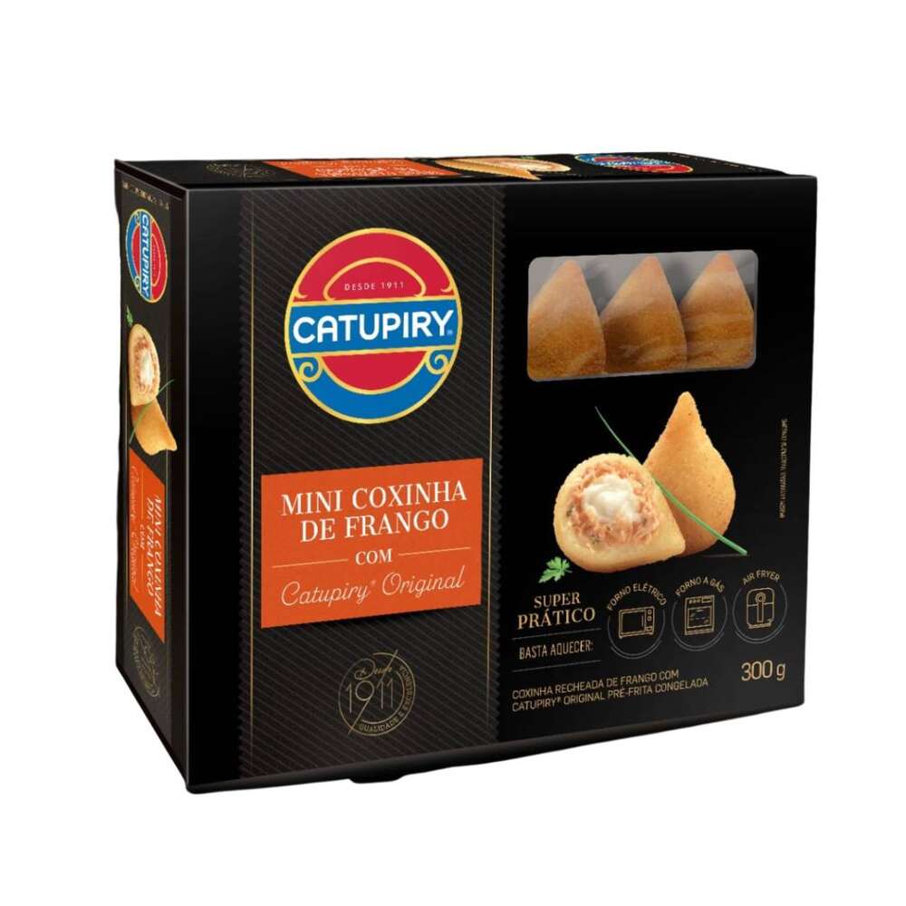 Mini Coxinha de Frango Catupiry Caixa 300g
