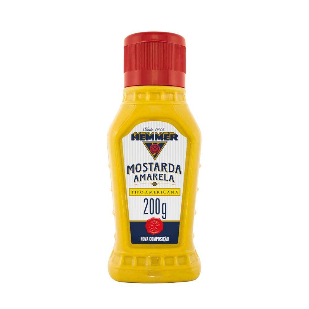 Mostarda Amarela Tipo Americana Hemmer 200g