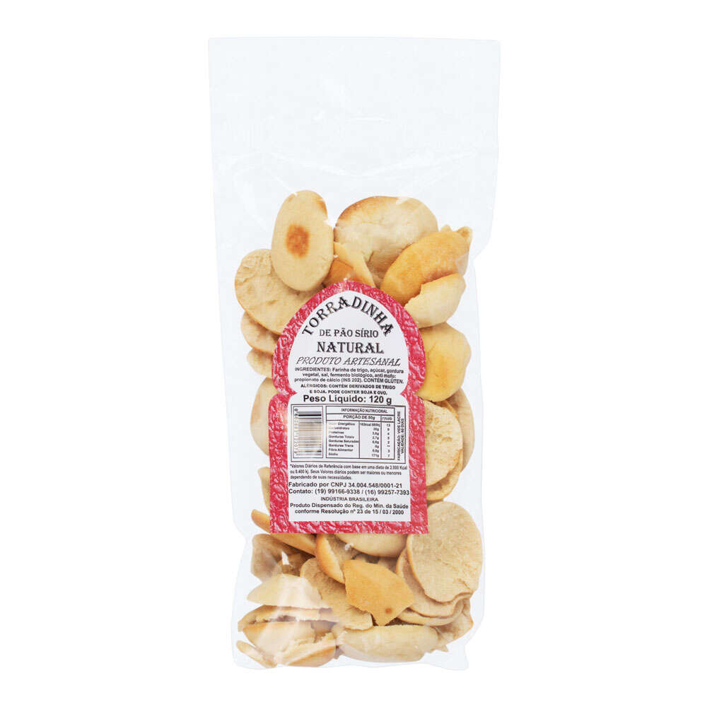 Torradinha Pão Sírio Natural 120g