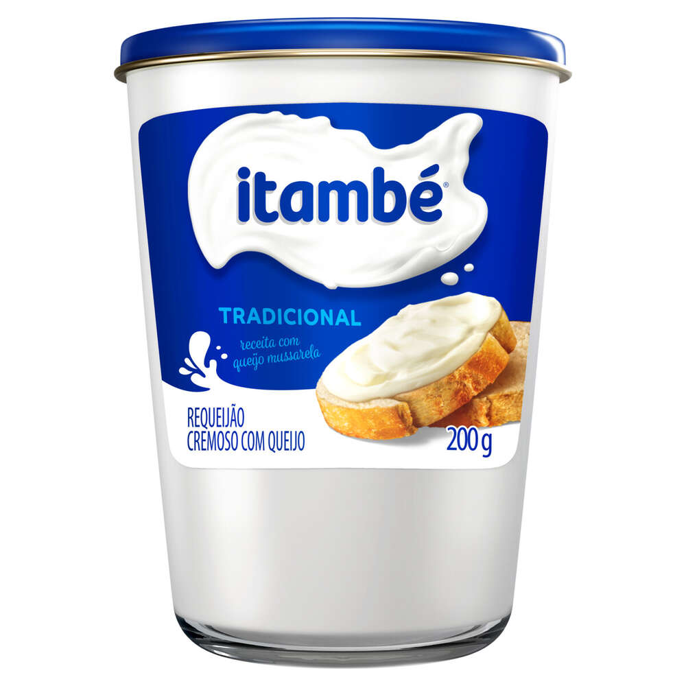 Requeijão Cremoso com Queijo Tradicional Itambé Copo 200g