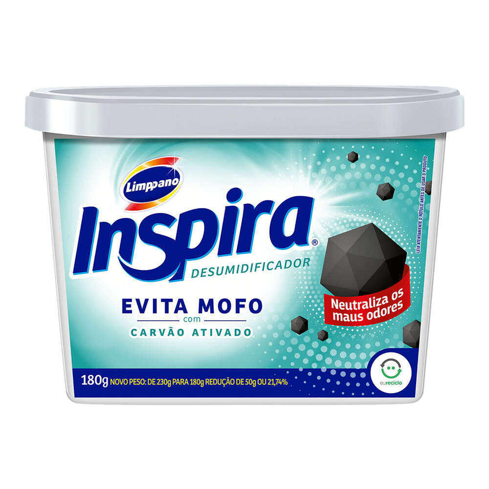Evita Mofo Limppano Inspira Air com Carvão Ativado 180g
