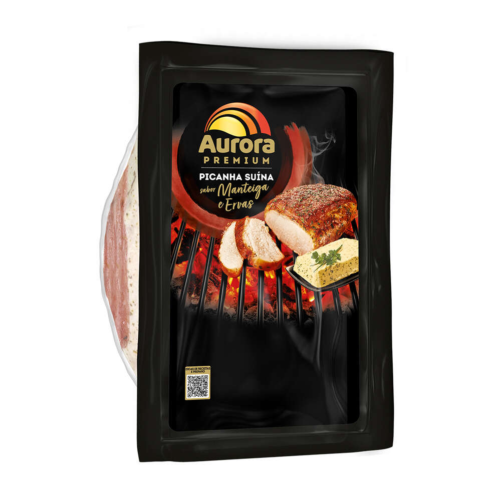 Picanha Suína Manteiga e Ervas Aurora Premium 500g