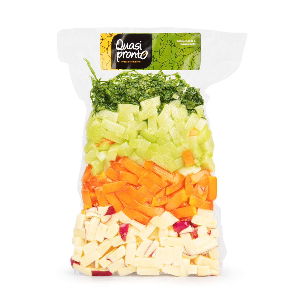 Mix Sopão  Chuchu, Batata Doce, Abóbora e Couve Quasi Pronto 500g