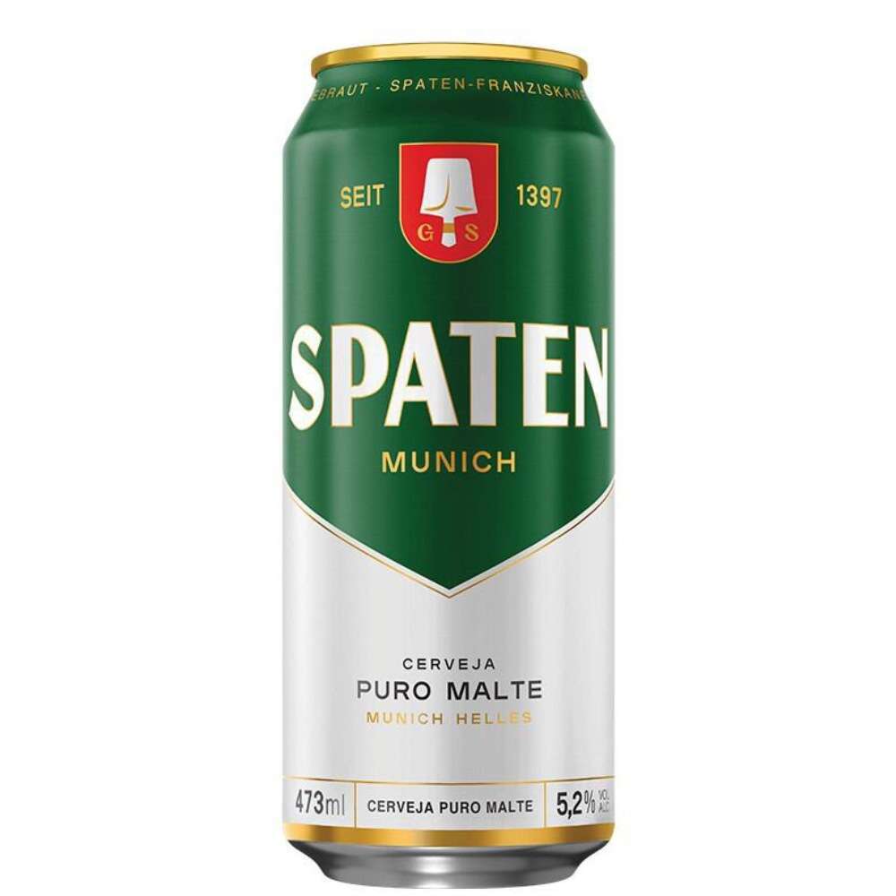 Cerveja Spaten Puro Malte Lata 473ml