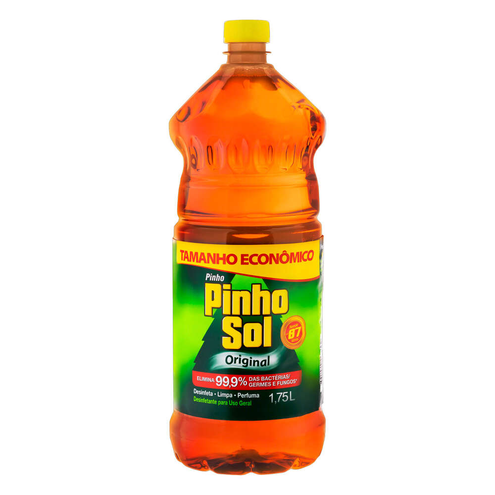 Desinfetante Uso Geral Original Pinho Sol Frasco 1,75l Tamanho Econômico