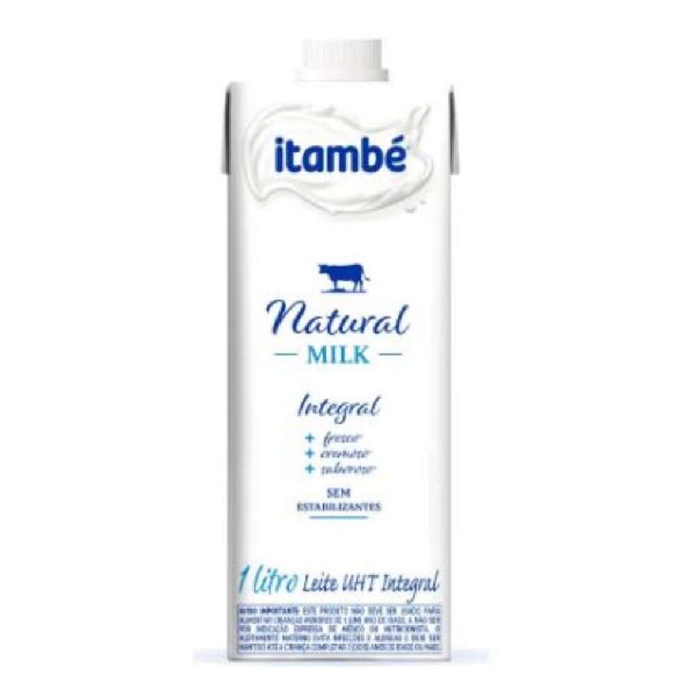 Leite Longa Vida Integral Itambé Natural Milk Tetra Pak 1L