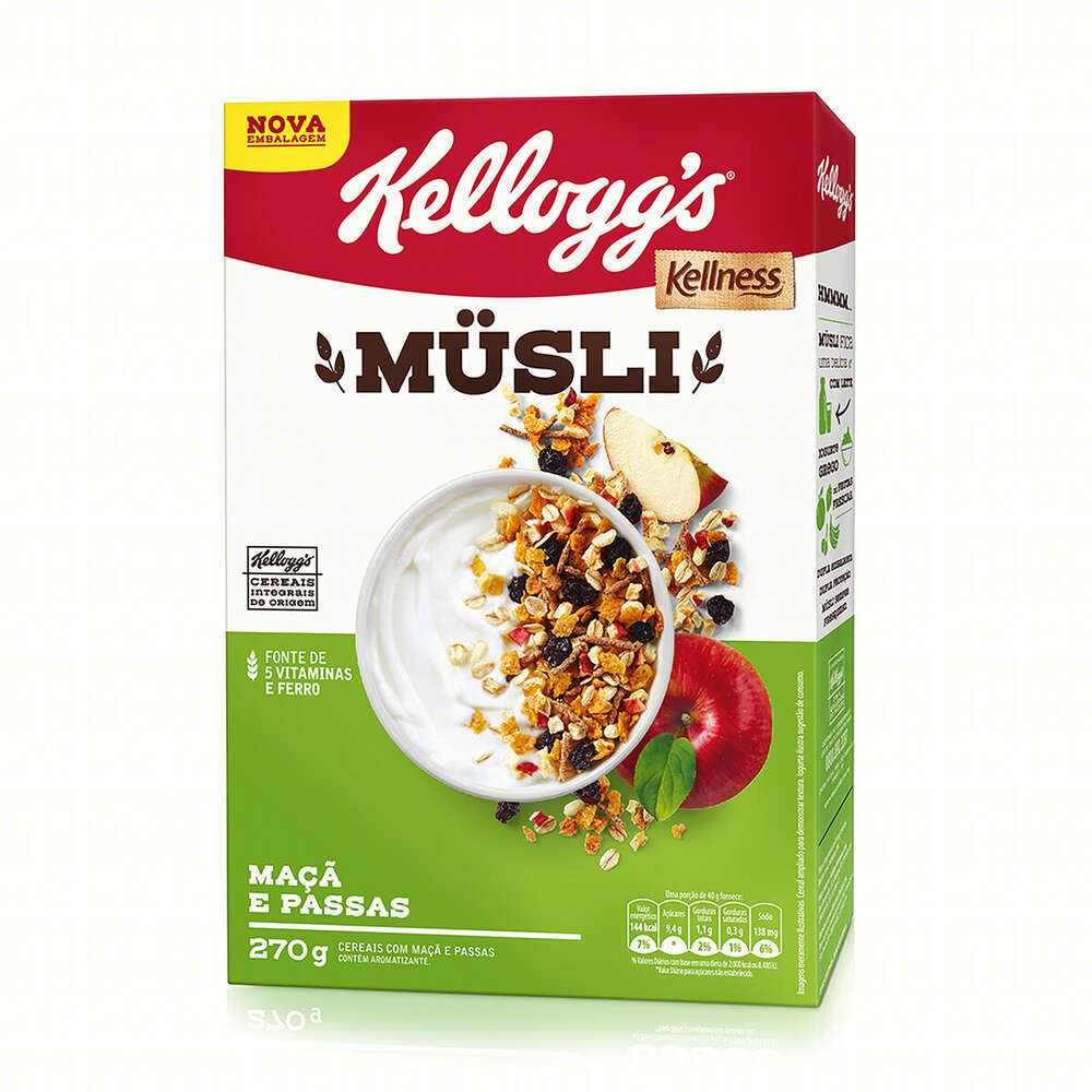 Granola Tradicional Kellogg S Kellness Müslix Caixa 270g