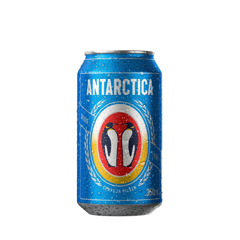 Cerveja Brasileira Antarctica Pilsen Lata 350ml