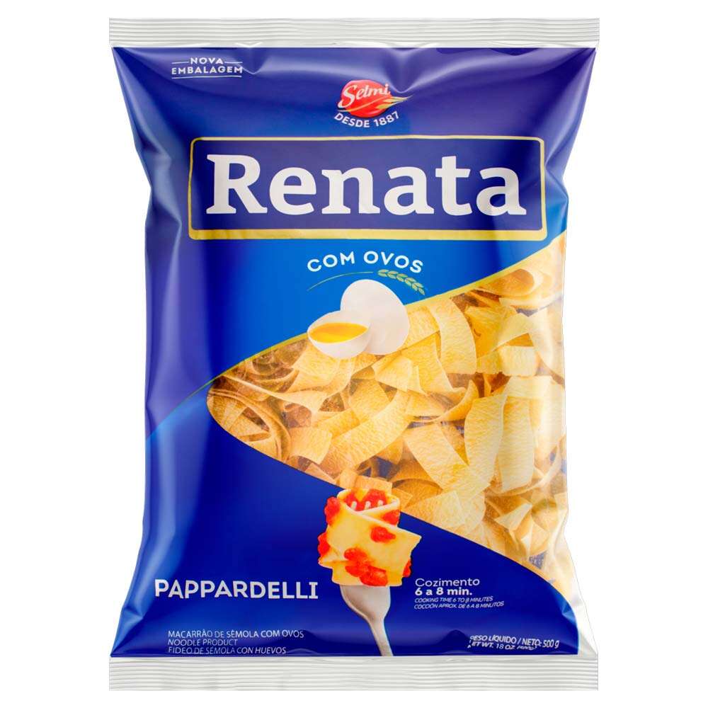 Pappardelli com Ovos Renata 500g