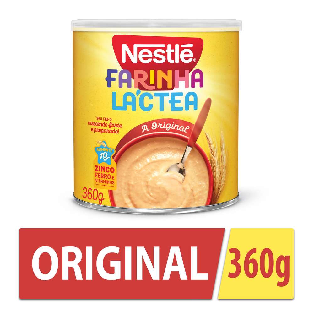Farinha Láctea Nestlé Tradicional Lata 360g