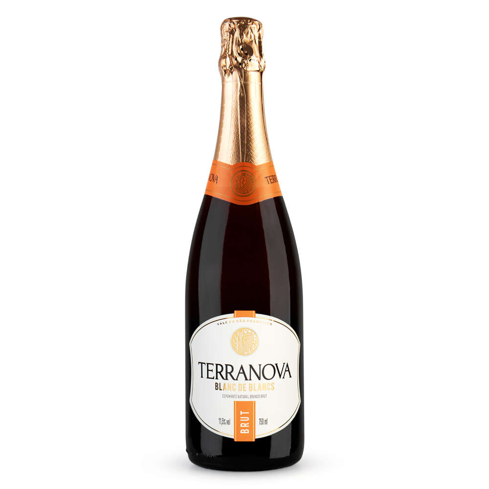 Espumante Branco Brut Miolo Terranova Blanc De Blancs Charmat Garrafa 750ml