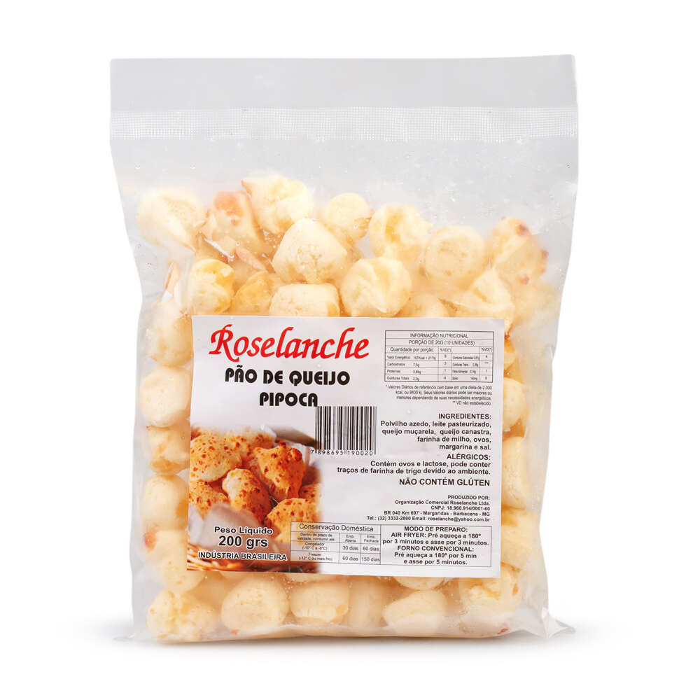 Pão de Queijo Pipoca Roselanche 200g