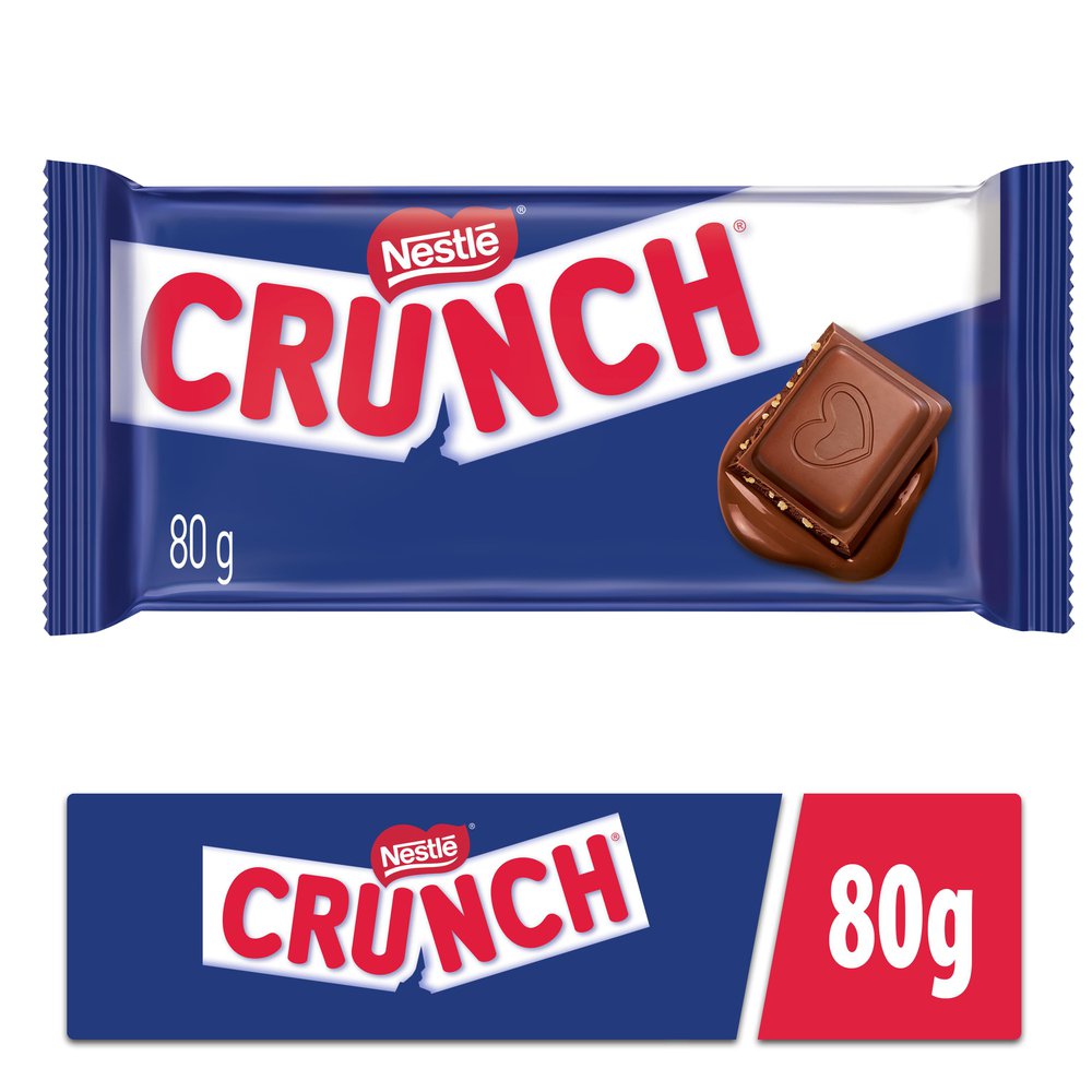 Chocolate ao Leite com Flocos Crunch Pacote 80g