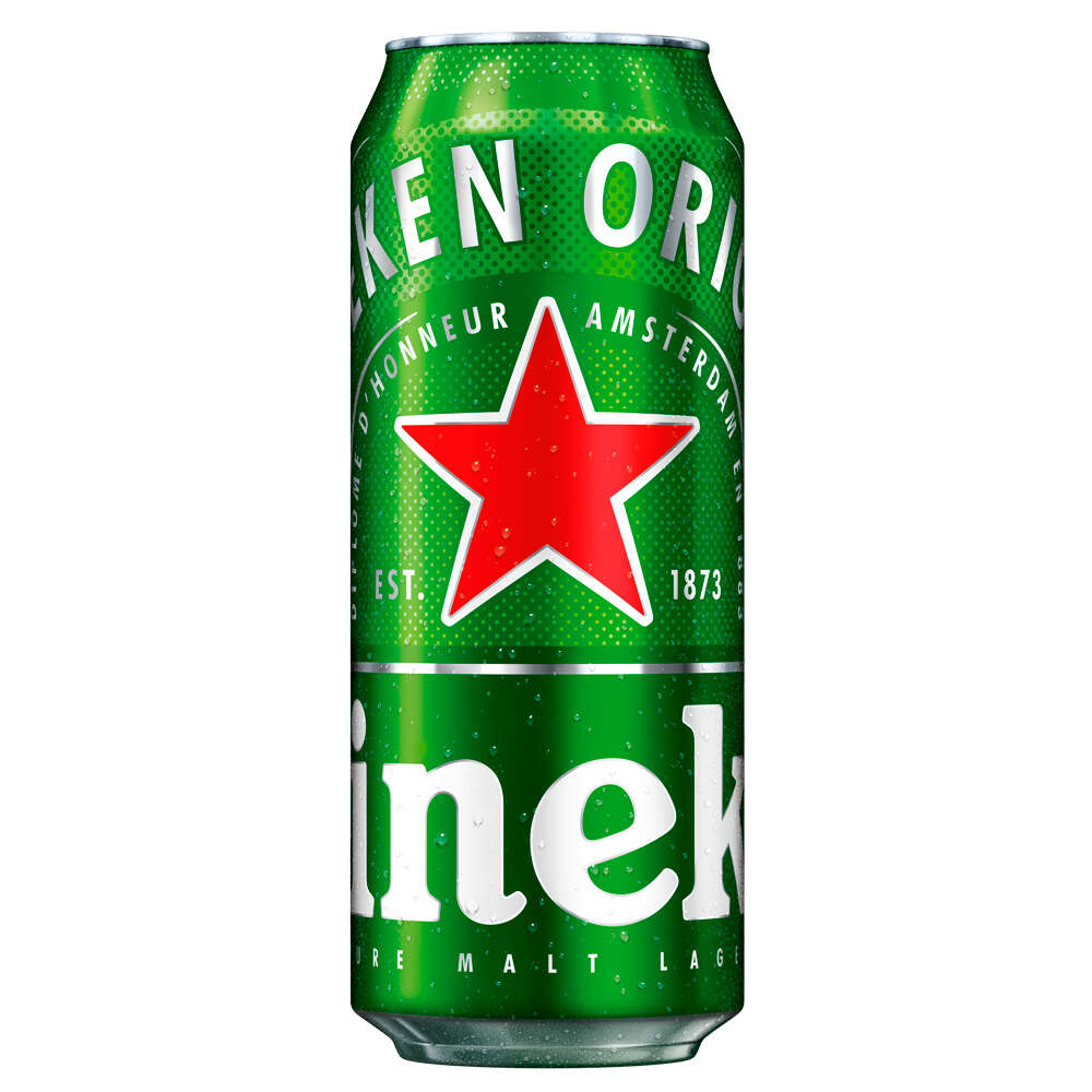 Cerveja Heineken Puro Malte Lager Gelada Lata 473ml