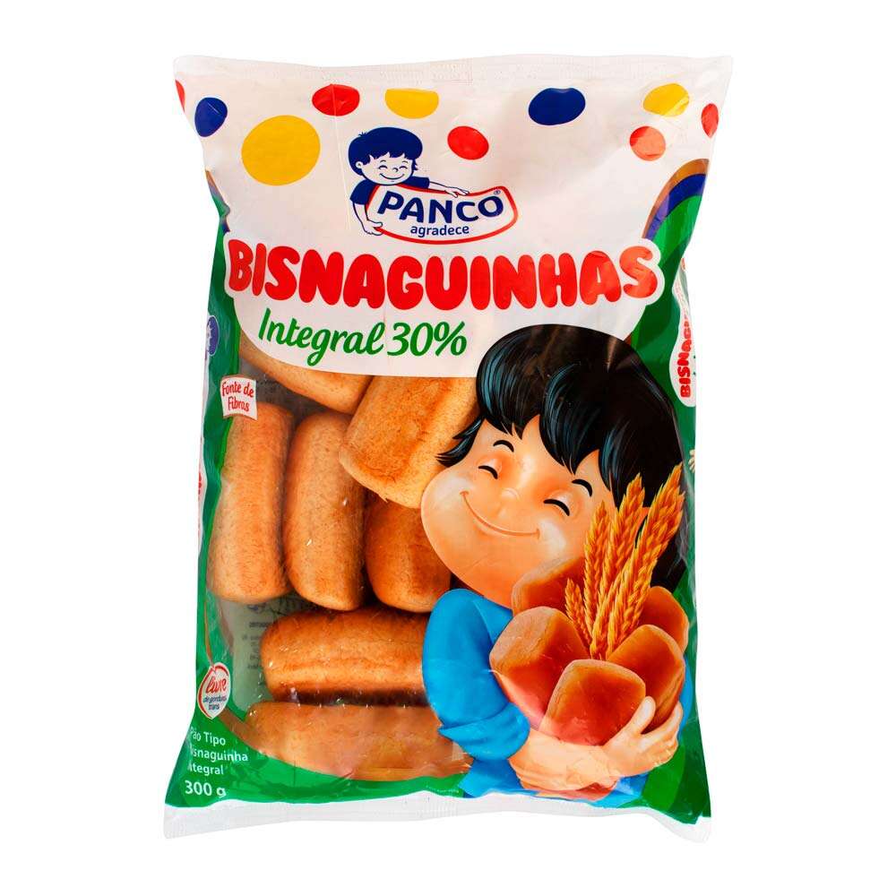 Bisnaguinha  Integral Panco 300g