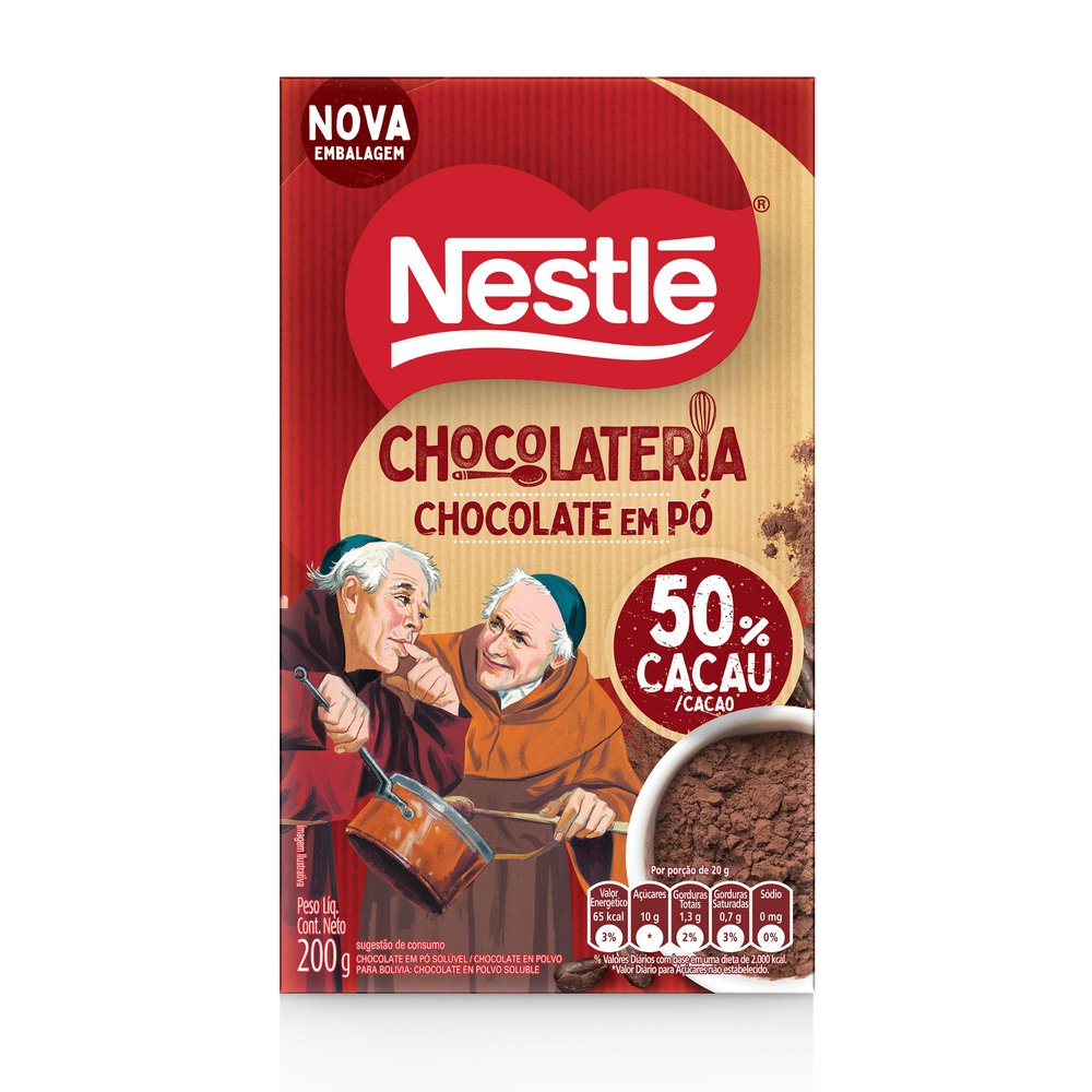 Chocolate em Pó Nestlé Dois Frades 200g