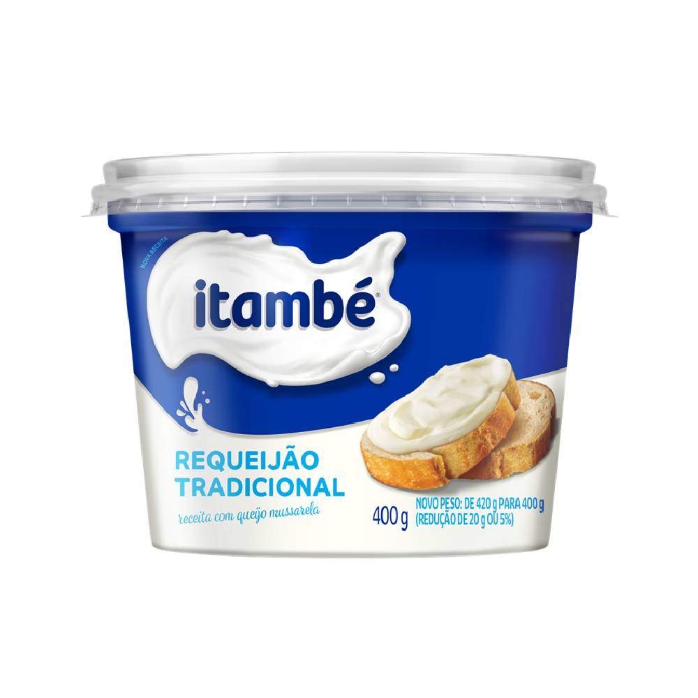 Requeijão Cremoso Itambé Tradicional Pote 400g