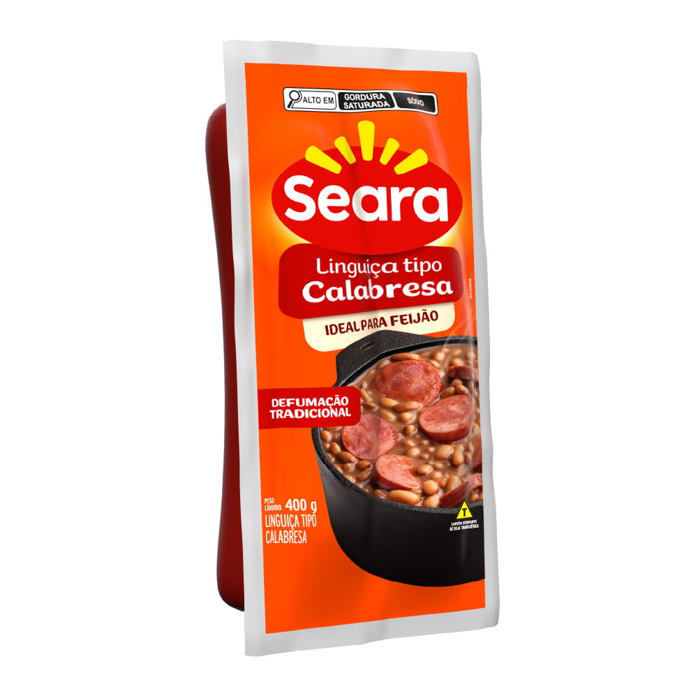 Linguiça Tipo Calabresa Seara A Vácuo 400g