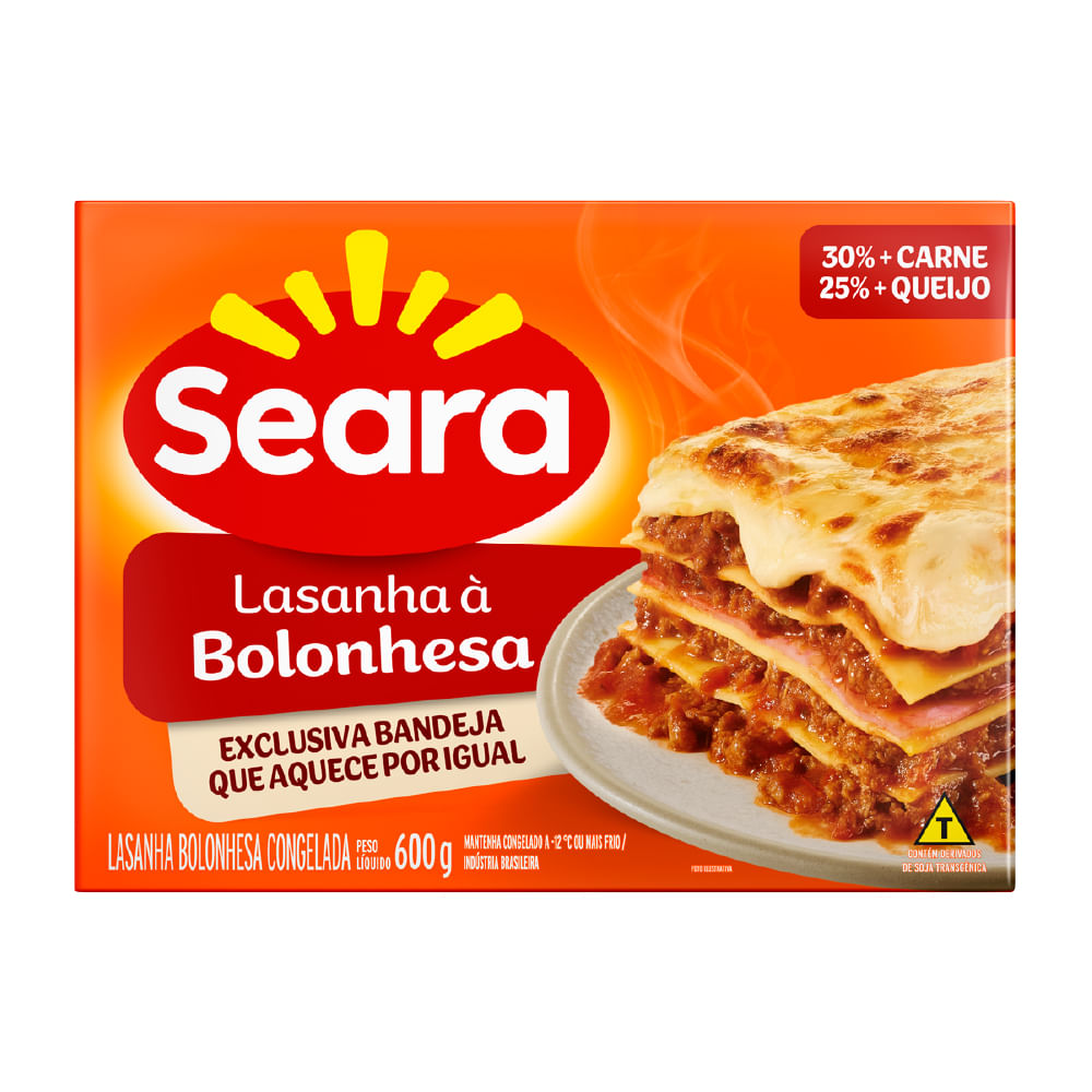 Lasanha À Bolonhesa Seara 600g