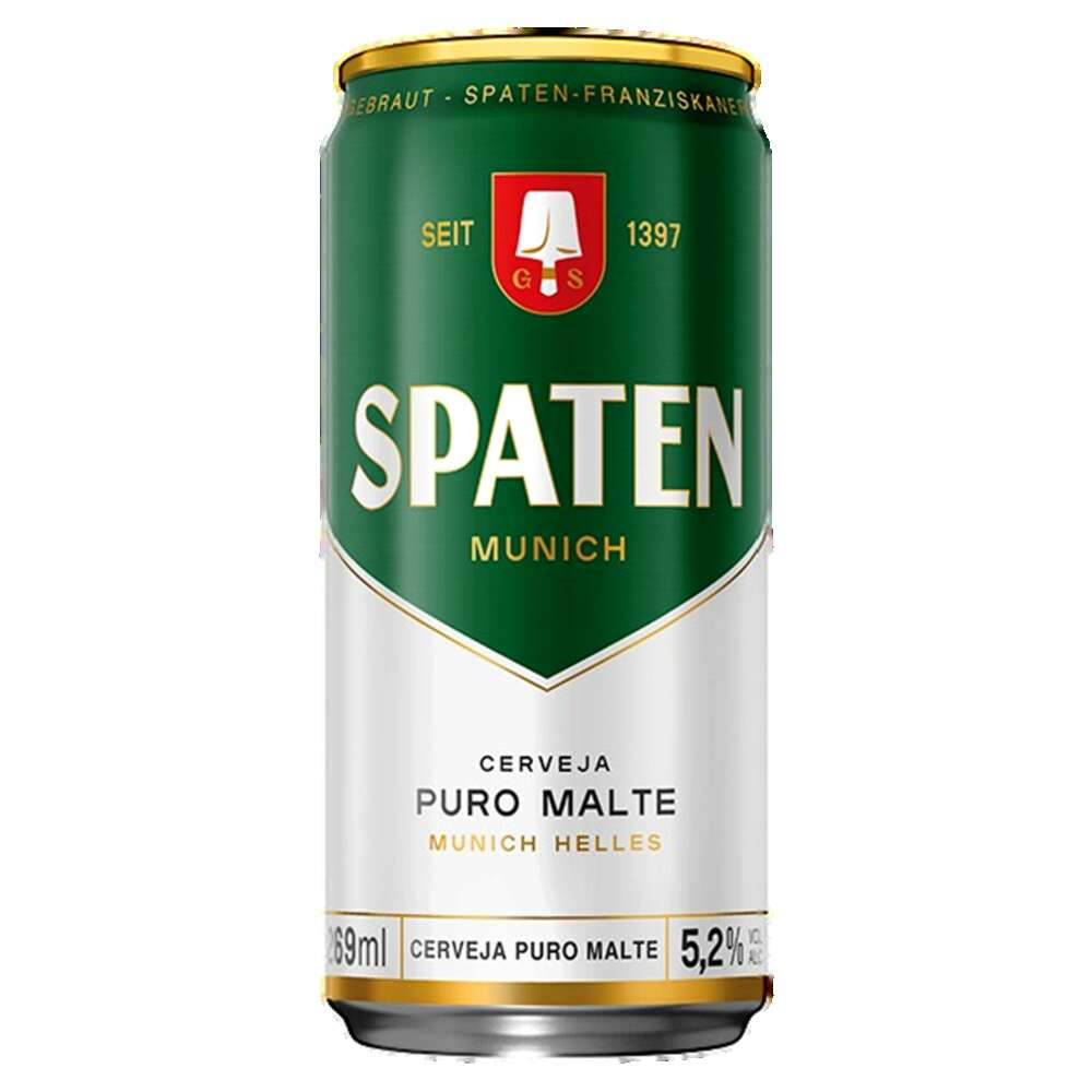 Cerveja Spaten Puro Malte Lata 269ml
