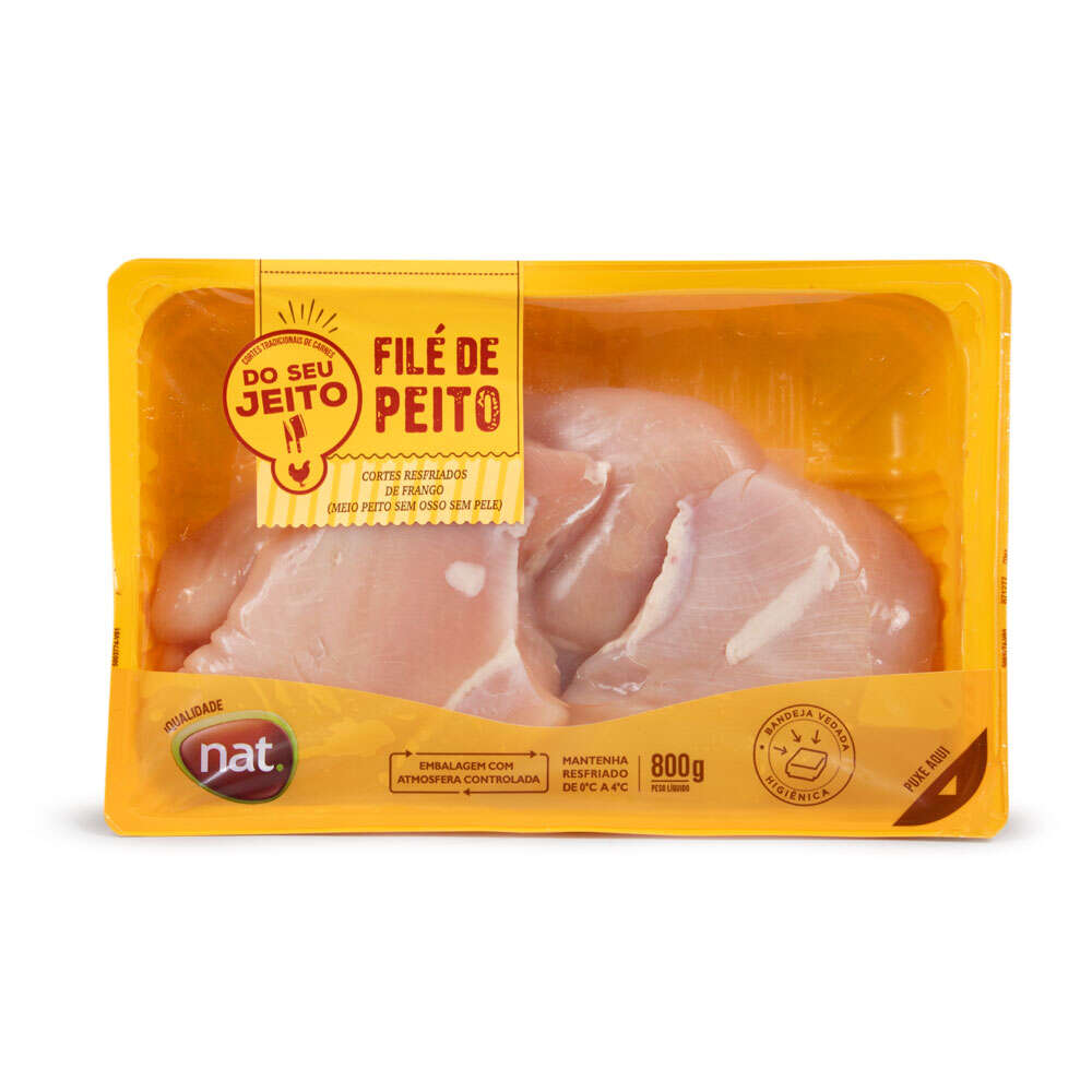 Filé de Peito de Frango Resfriado Do Seu Jeito ATM 800g