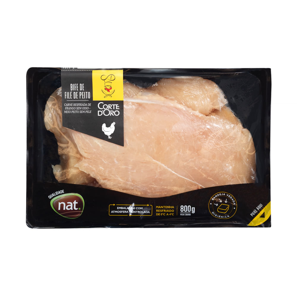 Peito de Frango em Filés Resfriado Corte D'Oro 800g