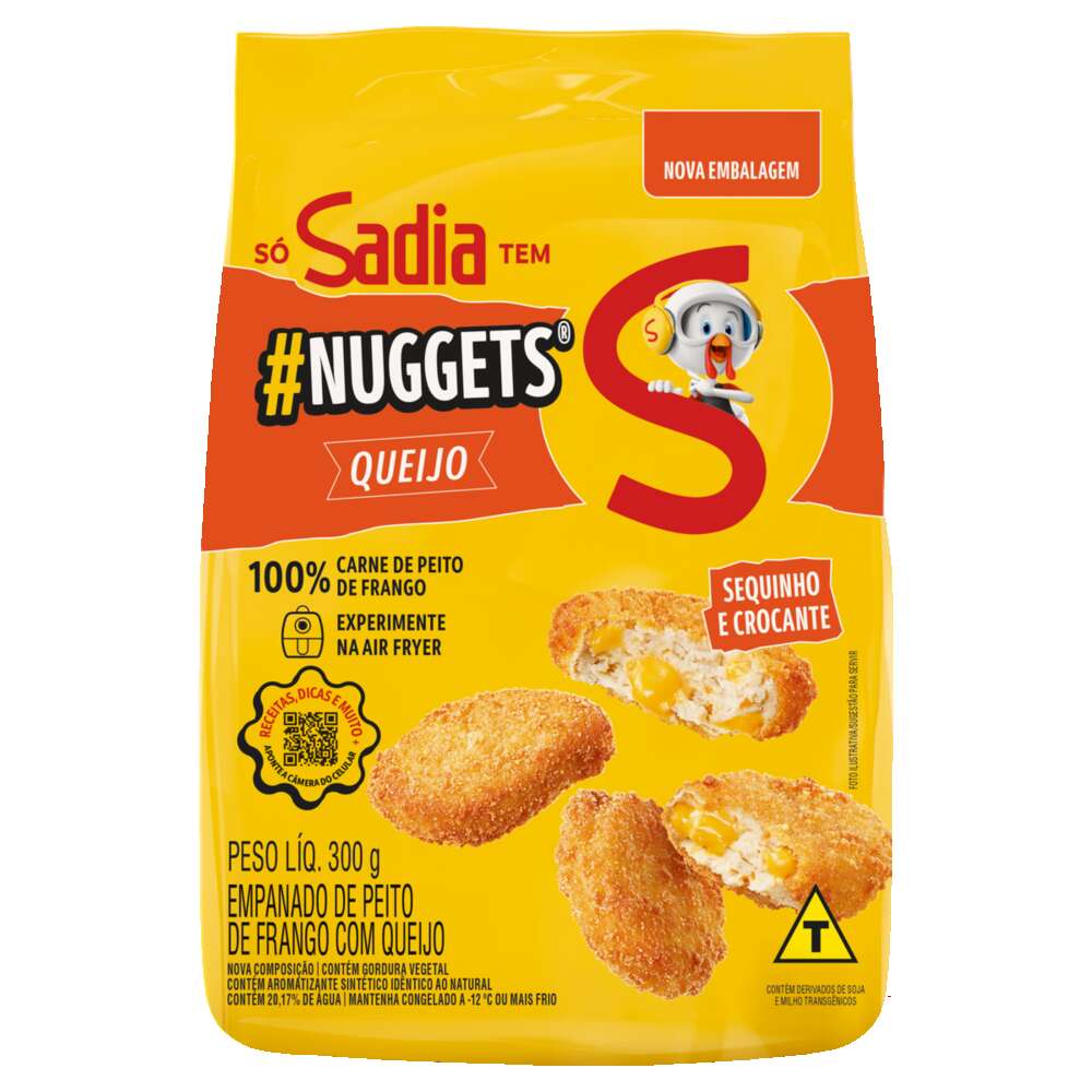 Empanado De Frango Queijo Sadia Nuggets 300g