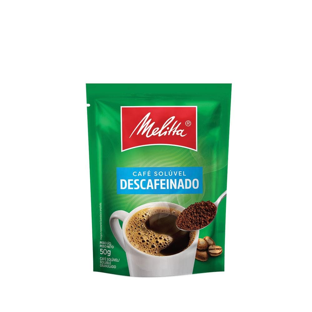 Café Solúvel Melitta Descafeinado Sachê 50g