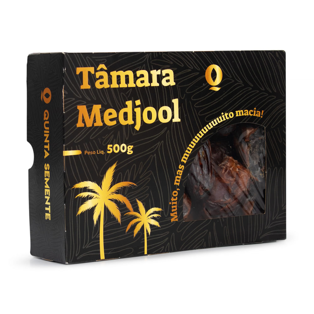 Tâmara Medjool com Caroço Quinta Semente Caixa 500g